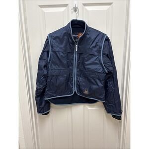 Powder Room Snowboarding Co Trilogy Jacket Zip‎ Front Lightweight Vest Style M